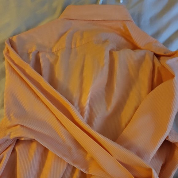 Mens Croft & Barrow L/S Striped Dress Shirt (15.5 34-35) - Picture 2 of 3